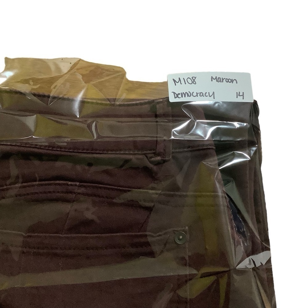Democracy “Ab” Technology Stretch Skinny Jeans Sz 14 Maroon
M108 - Picture 8 of 9
